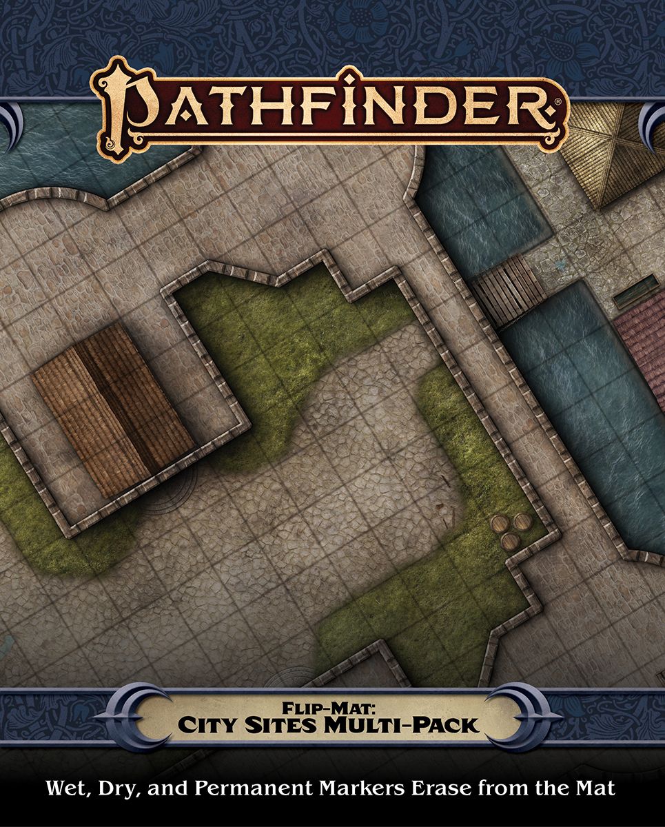 Pathfinder Flip-Mat: City Sites Multi-Pack 