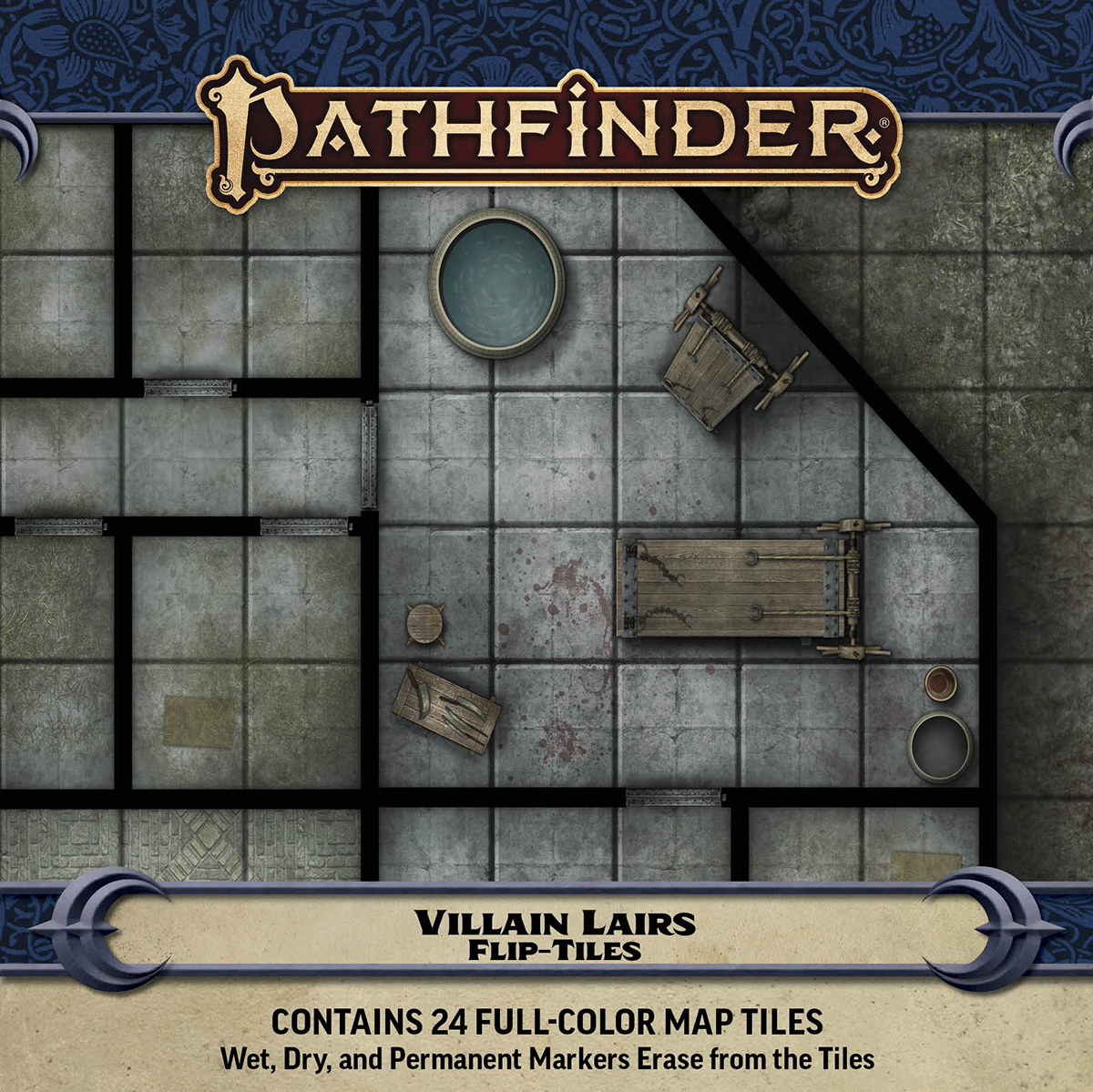 Pathfinder Flip-Mat: Villian Lairs 