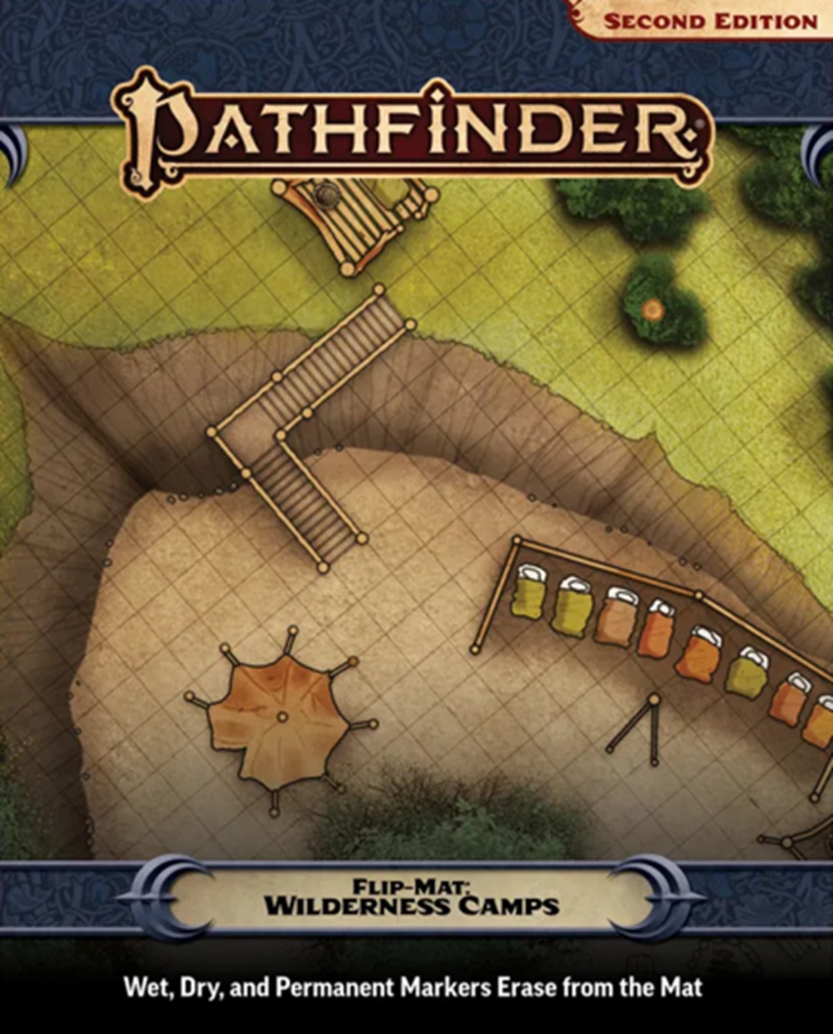 Pathfinder Flip-Mat: Wilderness Camps 