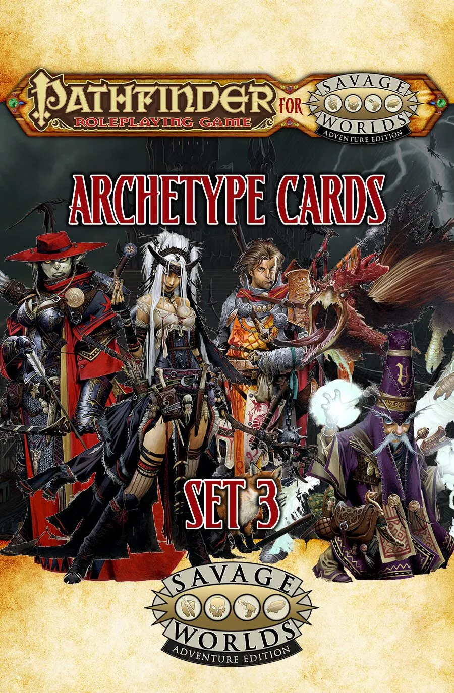Pathfinder for Savage Worlds: Archetype Cards Set 3 