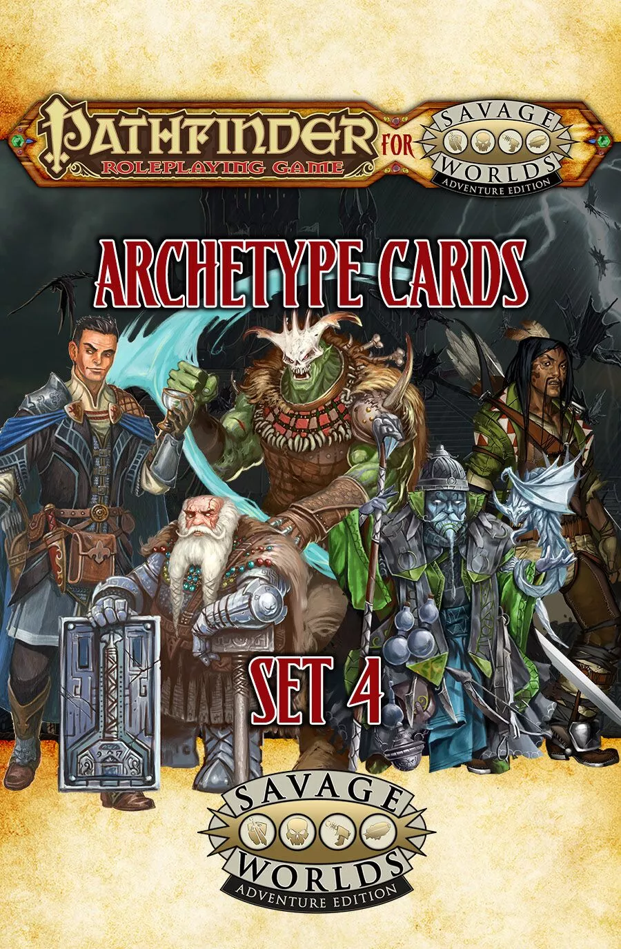 Pathfinder for Savage Worlds: Archetype Cards Set 4 