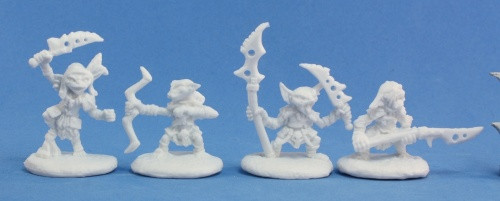 Reaper: Pathfinder Bones: Pathfinder Goblin Warriors (4) 
