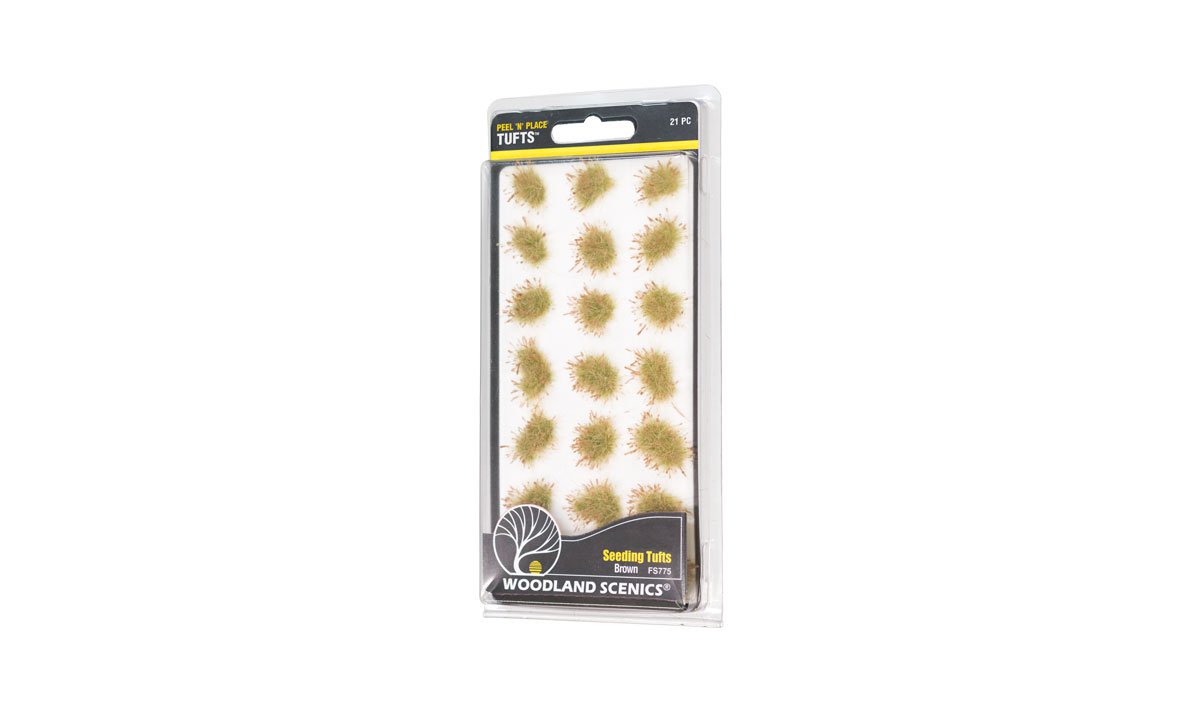 Peel ‘n’ Place Tufts: Brown Seeding Tufts 