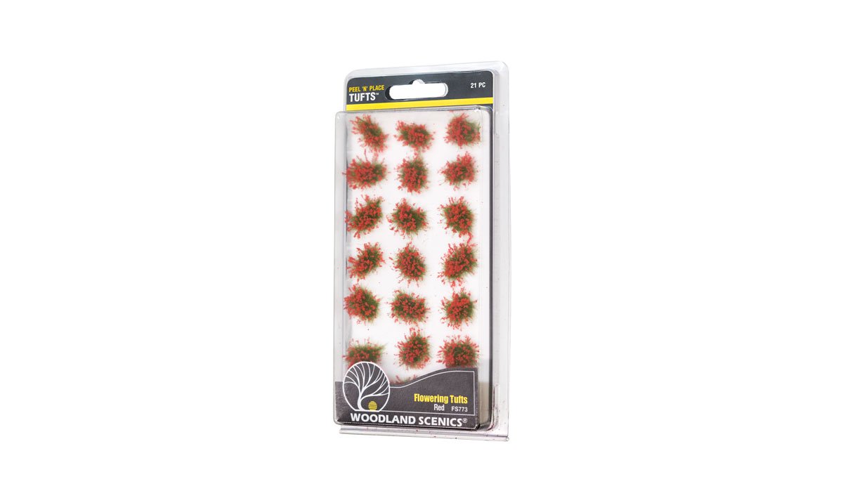 Peel ‘n’ Place Tufts: Red Flowering Tufts 