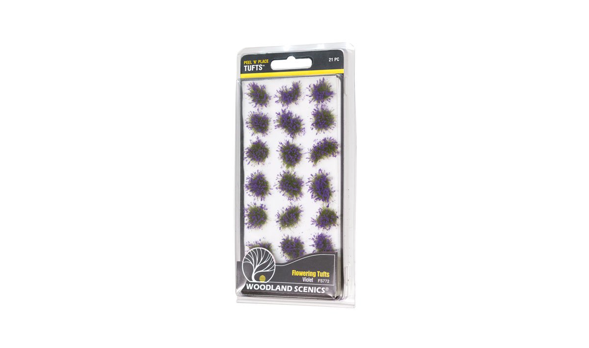 Peel ‘n’ Place Tufts: Violet Flowering Tufts 