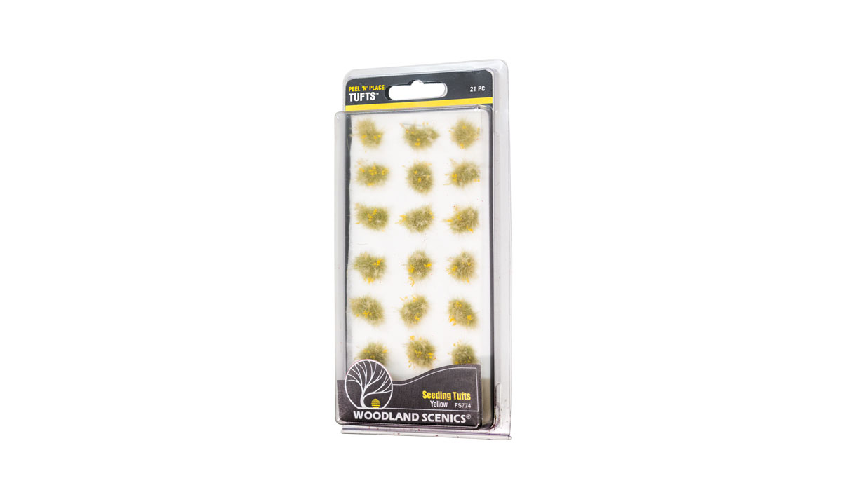 Peel ‘n’ Place Tufts: Yellow Seeding Tufts 