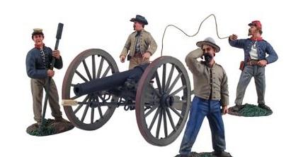 Perry: 28mm American Civil War: Confederate Artillery Firing 