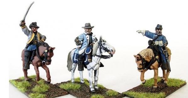 Perry: 28mm American Civil War: Confederate Generals (Mounted) 