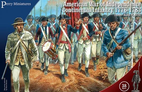 Perry: 28mm American War of Independence: Continental Infantry 1776-1783 