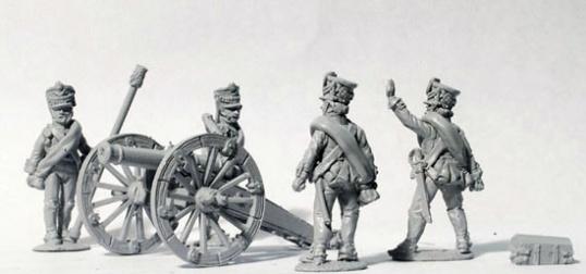 Perry: 28mm Napoleonic: Foot Artillery Firing 6 Pounder 
