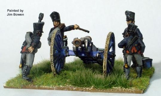 Perry: 28mm Napoleonic: (Prussian) Foot Artillery (Firing) 