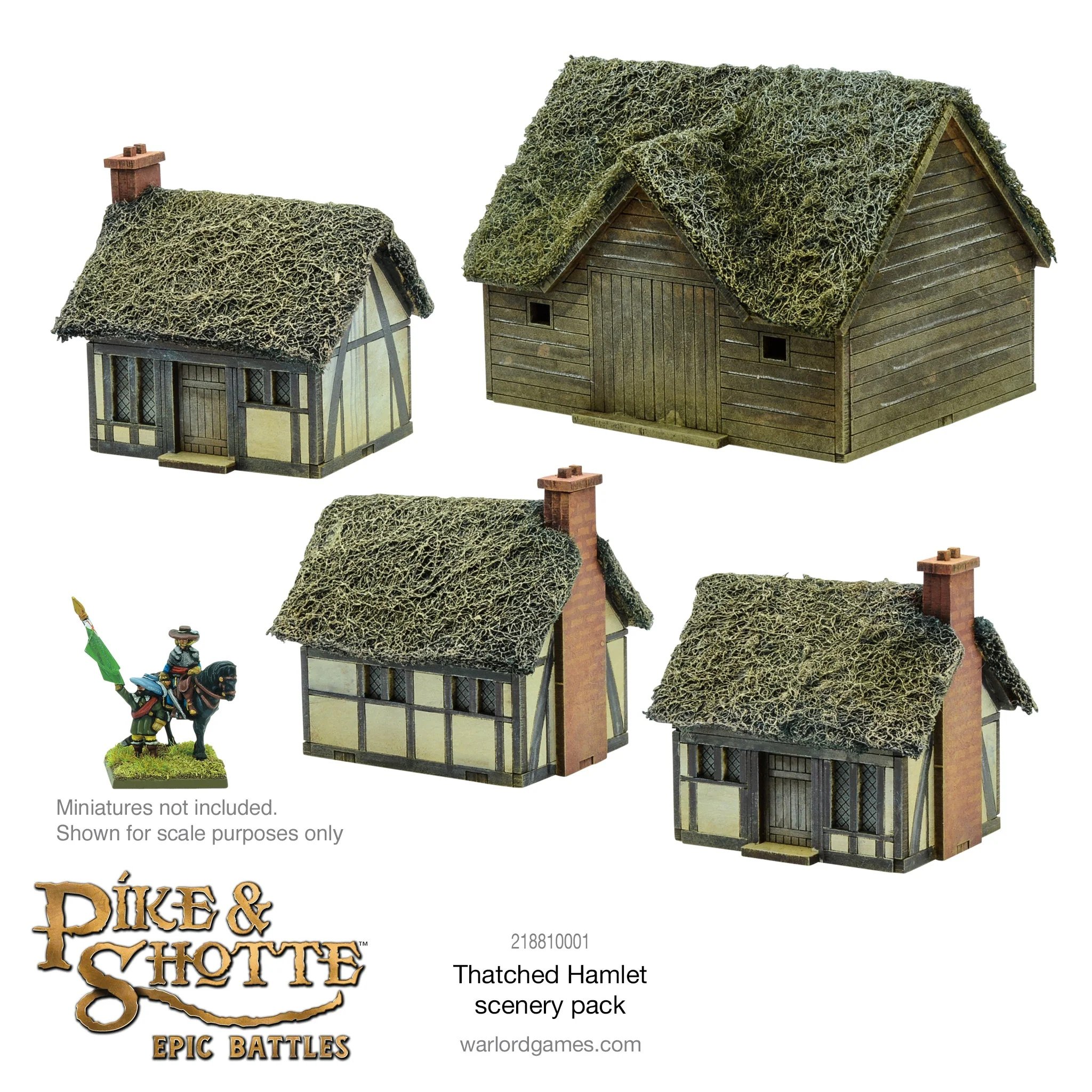Pike & Shotte: Epic Battles: Thatched Hamlet Scenery Pack 
