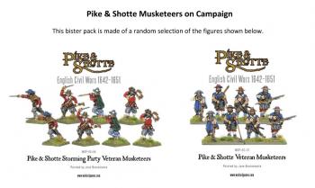 Pike & Shotte: English Civil Wars 1642-1651: Musketeers on Campaign 