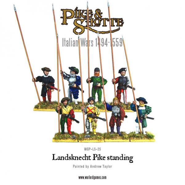 Pike & Shotte: Italian Wars 1494-1559: Landsknecht Pike Standing 