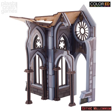 Plast Craft Games: Gothic Millennium: Cathedralis Side Porch 