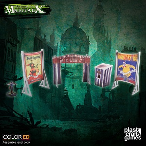 Plast Craft Games: Malifaux Terrain ColorED: Circus Entrance 