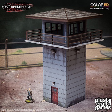 Plast Craft Games: POST APOCALYPSE COLORED: Watch Tower 