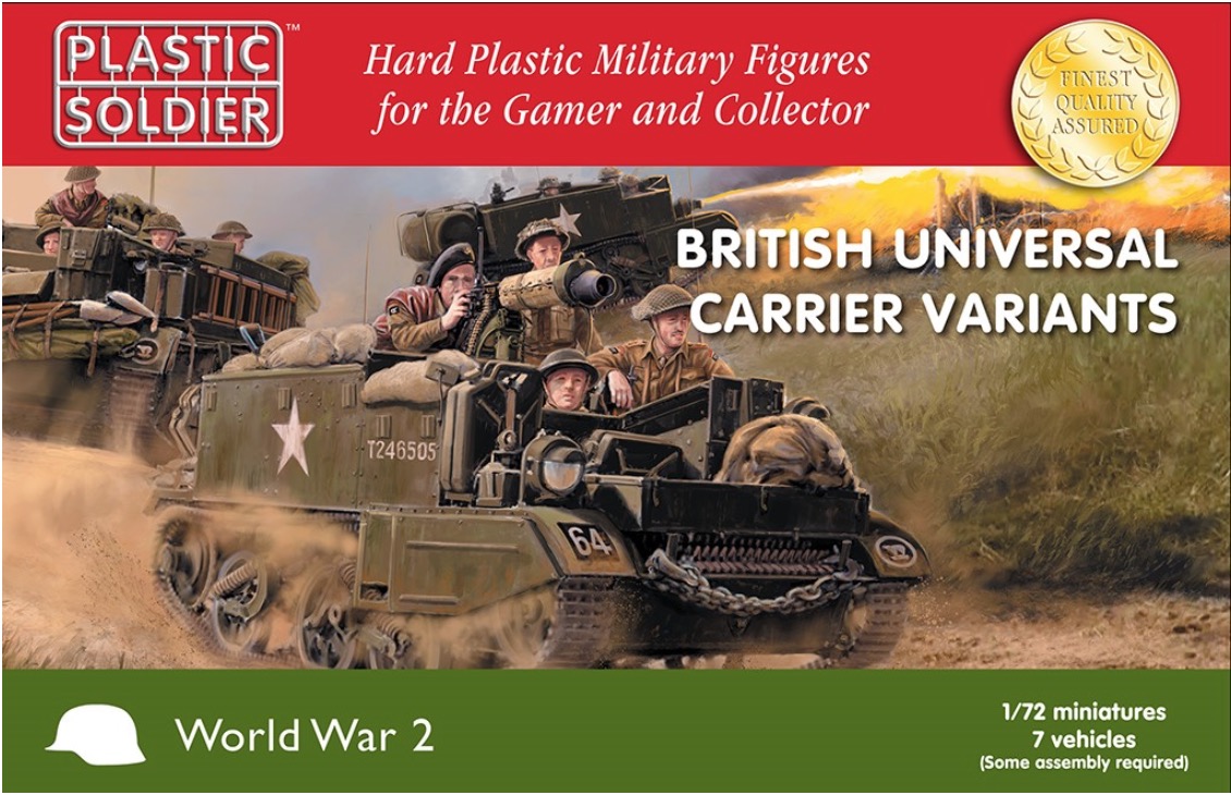 Plastic Soldier Company: 1/72 British: Universal Carrier Variants 