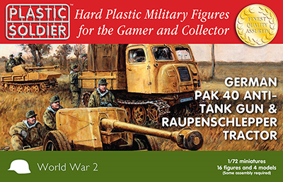 Plastic Soldier Company: 1/72 German: German Pak 40 & Raupenschlepper  