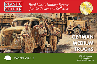 Plastic Soldier Company: 1/72 German: Medium Trucks 