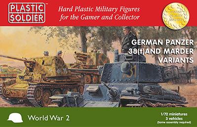 Plastic Soldier Company: 1/72 German: Pz 38T and Marder variants 