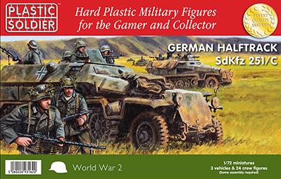 Plastic Soldier Company: 1/72 German: Sdkfz 251 Ausf C Half Track 