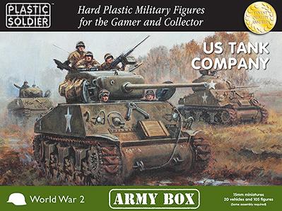 Plastic Soldier Company: 15mm US: US Tank Company 