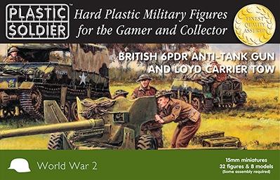 Plastic Soldier Company: 15mm British: 6 PDR Anti Tank Gun and Loyd Carrier 