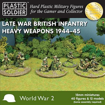 Plastic Soldier Company: 15mm British: Late War British Infantry Heavy Weapons 1944-45 