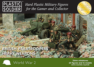 Plastic Soldier Company: 15mm British: Paratroopers Heavy Weapons 