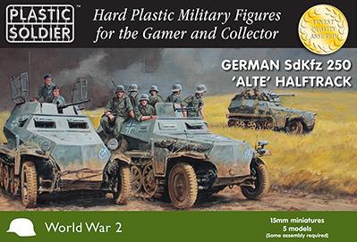 Plastic Soldier Company: 15mm German: German SdKfz 250 Alte Halftrack 
