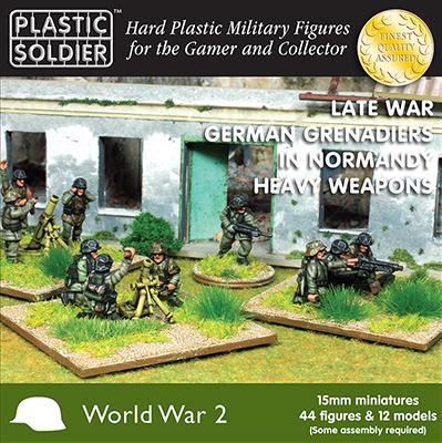 Plastic Soldier Company: 15mm German: Late War German Grenadiers in Normandy Heavy Weapons 
