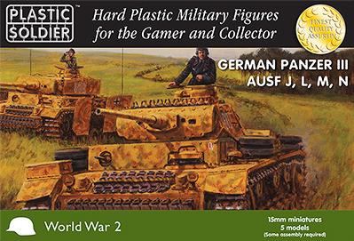Plastic Soldier Company: 15mm German: Panzer III AUSF J,L,M,N 