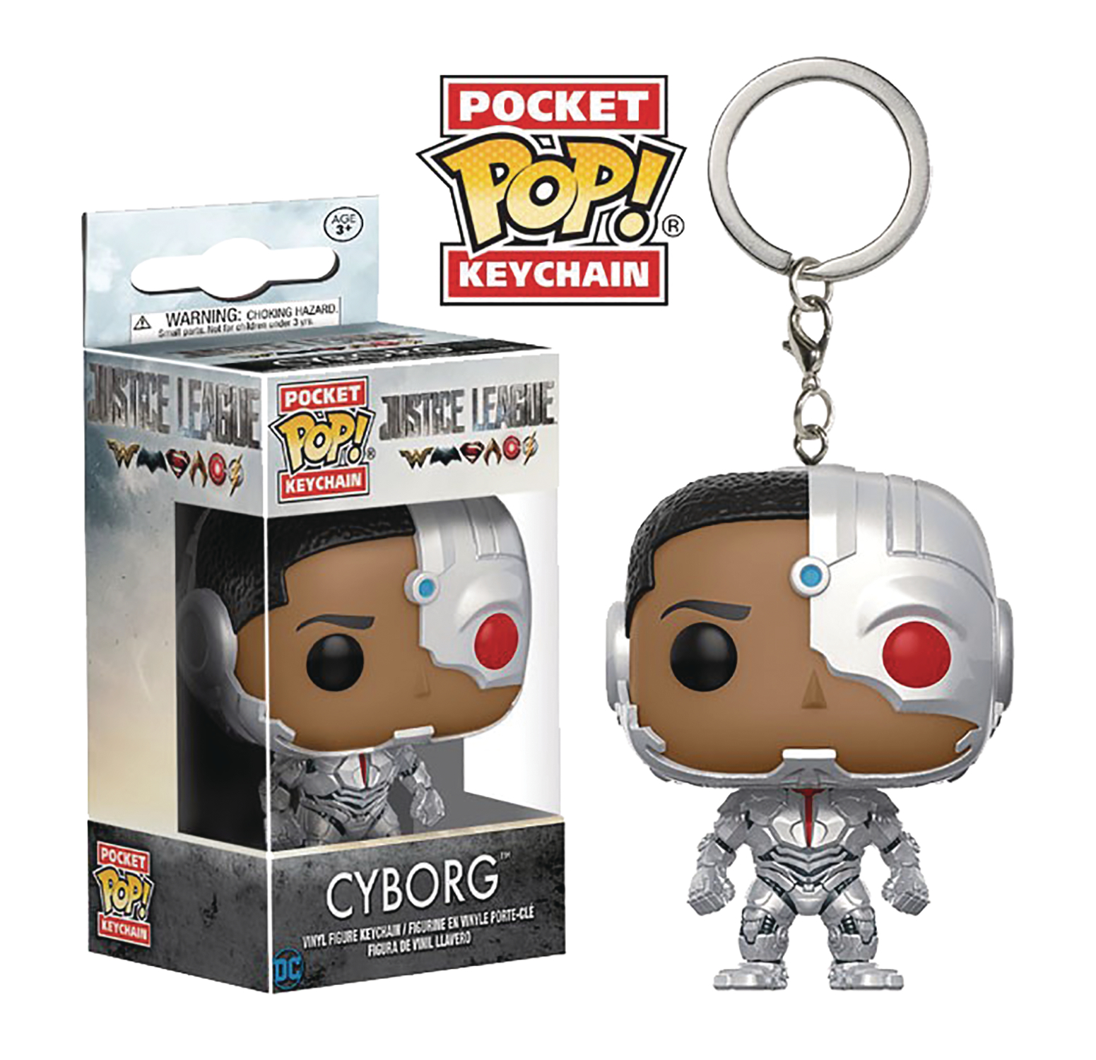 Pocket POP! Keychain: Justice League- Cyborg 
