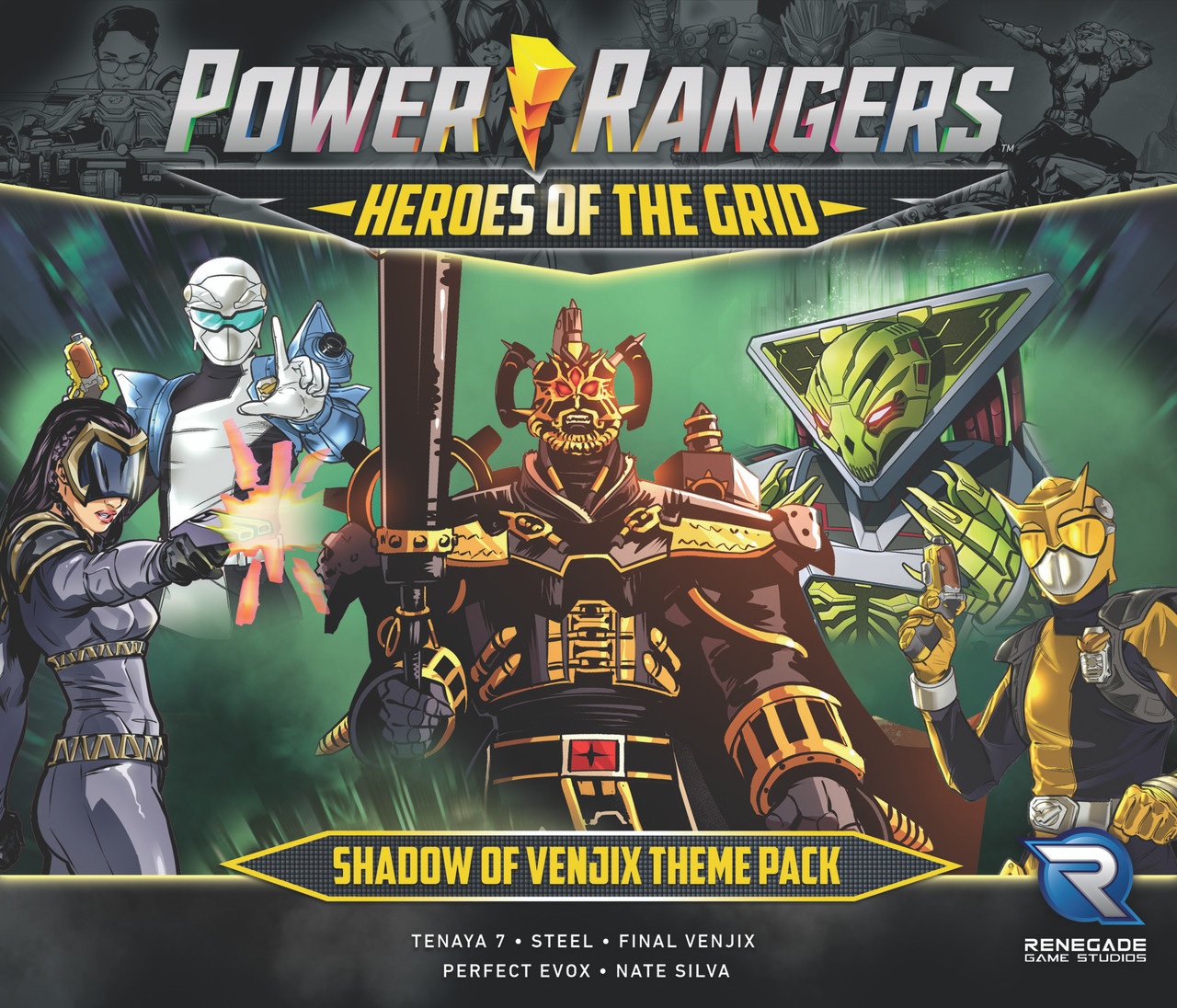 Power Rangers: Heroes of the Grid: Shadow Venjix Theme Pack 