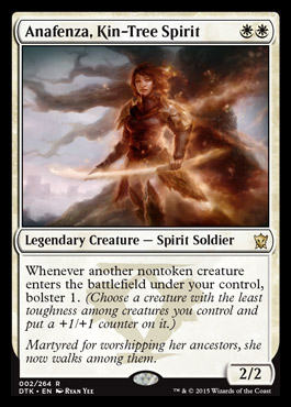 MTG: Dragons of Tarkir 002: Anafenza, Kin-Tree Spirit 