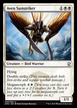 MTG: Dragons of Tarkir 005: Aven Sunstriker 