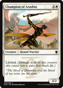 MTG: Dragons of Tarkir 009: Champion of Arashin 