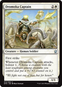 MTG: Dragons of Tarkir 012: Dromoka Captain 