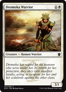 MTG: Dragons of Tarkir 014: Dromoka Warrior 