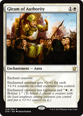 MTG: Dragons of Tarkir 019: Gleam of Authority 