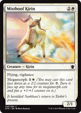 MTG: Dragons of Tarkir 025: Misthoof Kirin 