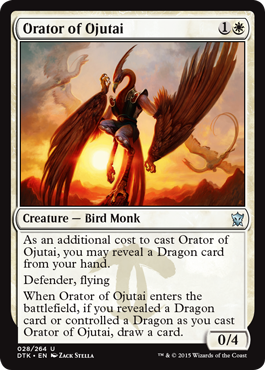 MTG: Dragons of Tarkir 028: Orator of Ojutai 