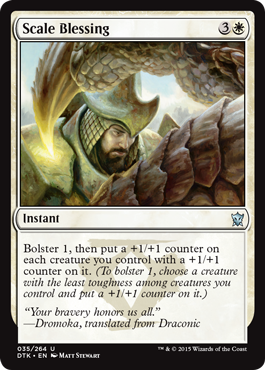MTG: Dragons of Tarkir 035: Scale Blessing 