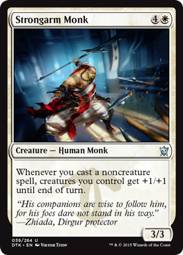 MTG: Dragons of Tarkir 039: Strongarm Monk 