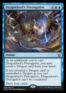 MTG: Dragons of Tarkir 052: Dragonlords Prerogative 