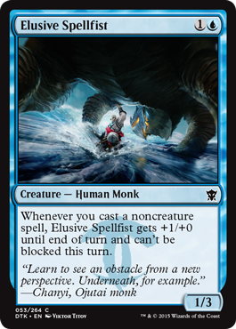 MTG: Dragons of Tarkir 053: Elusive Spellfist 