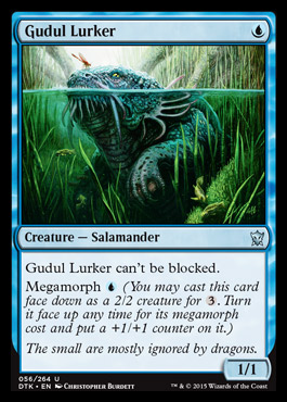 MTG: Dragons of Tarkir 056: Gudul Lurker 