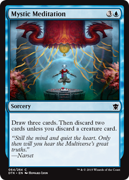 MTG: Dragons of Tarkir 064: Mystic Meditation 