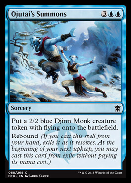MTG: Dragons of Tarkir 068: Ojutais Summons 